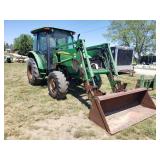 John Deere 5225 4-Wheel Drive Loader Cab Tractor