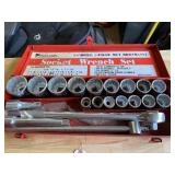 Pittsburg 21 Piece 3/4" SAE Socket Set