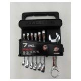 POWERBUILT 7 PC. METRIC WRENCHES