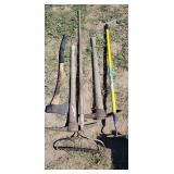 Pick Axes, Ax Rake, Garden Hoe