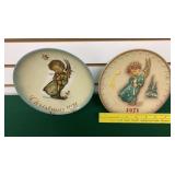 2- Hummel 7" Christmas Plates