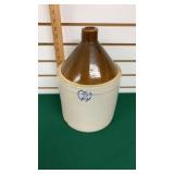2 Gallon Stoneware Jug- Chip On Bottom