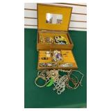 Jewelry Box With Asst. Costume Jewelry