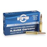 Prvi Partizan 6.5x52mm Carcano Ammuniton-20 Pack