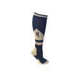 New Browning Unisex Buckeye Blue Taupe Socks