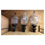 3 Outdoor Post Lights