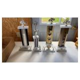 4 Racing Trophies