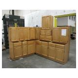 Honey Maple Kitchen Cabinet Set 10