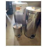 30L and 5L Stainless Steel Step Garbage Bin