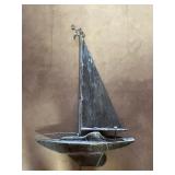 Copper Sailboat Weather Vein