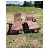 2 - Adirondack Style Loungers