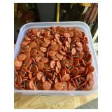 Bin of 1" Plastic Cap Nails