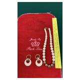 Park Lane Tan Necklace With Pierce Earrings