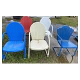 Metal Lawn Chairs Times 5