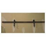 Barn Door Hardware 72" Black