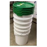 5 Gal. Buckets.  Times 5