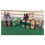 Asst. Early Soda & Beer Cans/Bottles