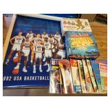 Basketball Poster, Monopoly Game, Magazines, Etc