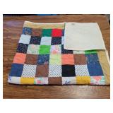 Hand Made Throw Quilt By Patty Scott