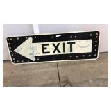 Exit Road Sign