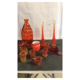 Red Glassware