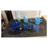 Blue Glassware