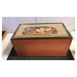 Decorative Wooden Box with Lid