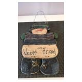 Snowman Wooden Hanging Decoration