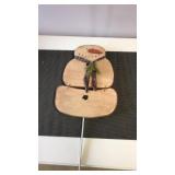 Snowman Wooden Lawn Decoration