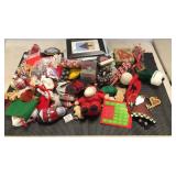 Variety of Christmas decorations