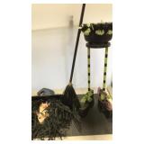 Witch Planter, Wall Hanging, Broom