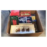 Box Lot of Christmas Decorations