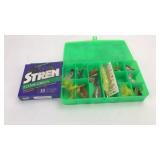 Fishing Box with Lures & Line