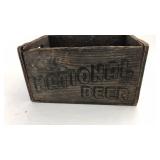 National Beer Antique Wooden Crate