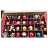Box of Vintage Christmas Decorations