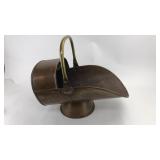 Antique Copper Coal Scuttle