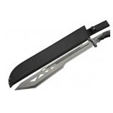 Macho Machete 25" Silver Blade With Sheath