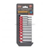 Metric 10 Piece 1/4" Dr. Deep Socket Set (4MM-13MM