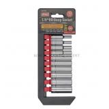 SAE 10 Piece 1/4" Dr. Deep Socket Set