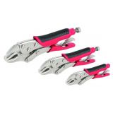 3-PC Locking Pliers Set (5", 7", & 10")