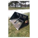 72" Skid Steer QA Material/Snow Bucket