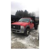 2005 Ford F550 Dump Truck-Diesel