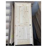 32"x80" Interior Knotty Pine Door-Left