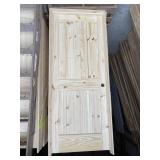 32"x80" Interior Knotty Pine Door-Left