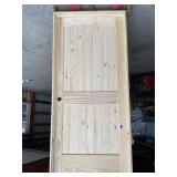 36"x80" Interior Knotty Pine Door-Right