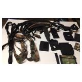 Lot Straps, Belts, Pouches, Etc