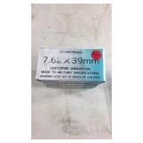 7.62 X 39 - Military Specs- Steel Case