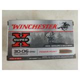 30-06 SPRG Power Point Winchester Super X Ammo