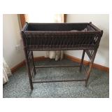 Nice Old Woven Wicker Plant/Fern Stand