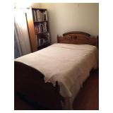 Early Walnut Double Bed